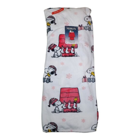 Peanuts Snoopy Woodstock Holiday Pet Throw Blanket Extra Long 60"x70" Berkshire - Picture 11 of 11